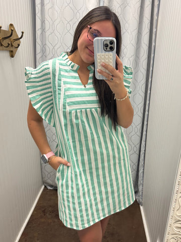 Shimmer and Shine Wrap Dress