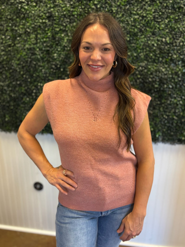 Understated Appeal Sleeveless Sweater