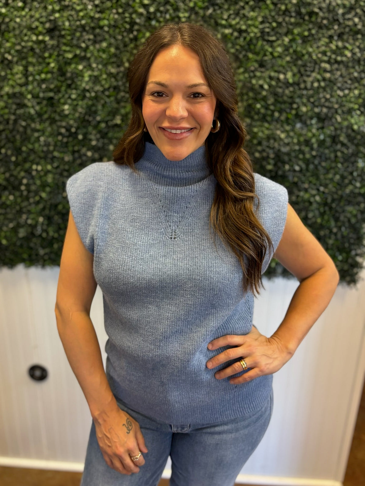 Understated Appeal Sleeveless Sweater