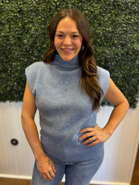 Understated Appeal Sleeveless Sweater
