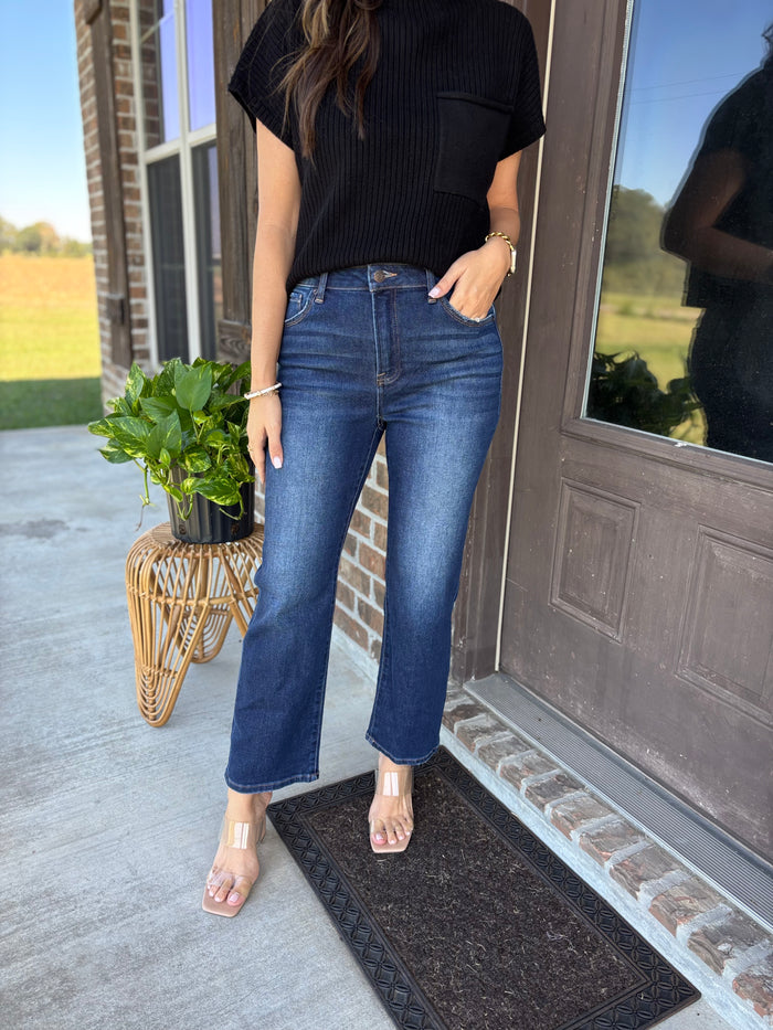Ellis High Rise Straight Leg Jean