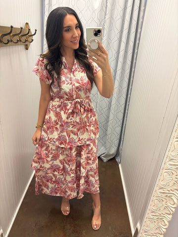 Sweet Tea Striped Dress - Plus