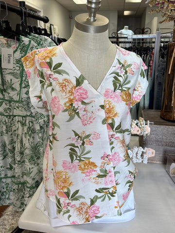 With the Flow Woven Top
