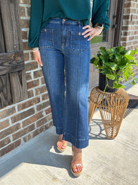 Kolbie Cropped Wide Leg Jean - Risen