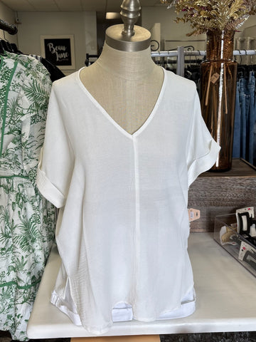 Sequins Wave Mardi Gras Top