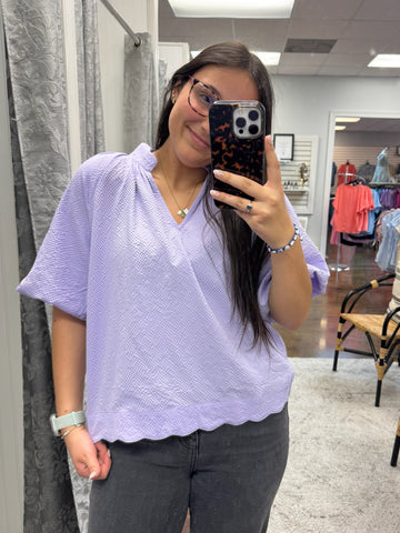 Basic is Best Button Front Blouse - Plus