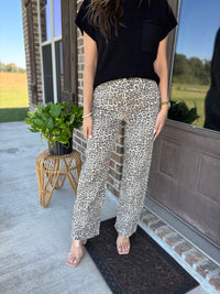 Leopard High Rise Dad Jean - Cello