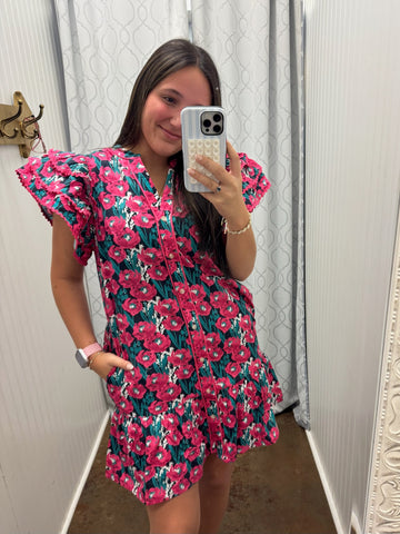 Shimmer and Shine Wrap Dress