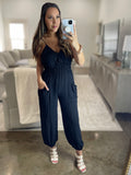 Go Girl Ruched Jumpsuit