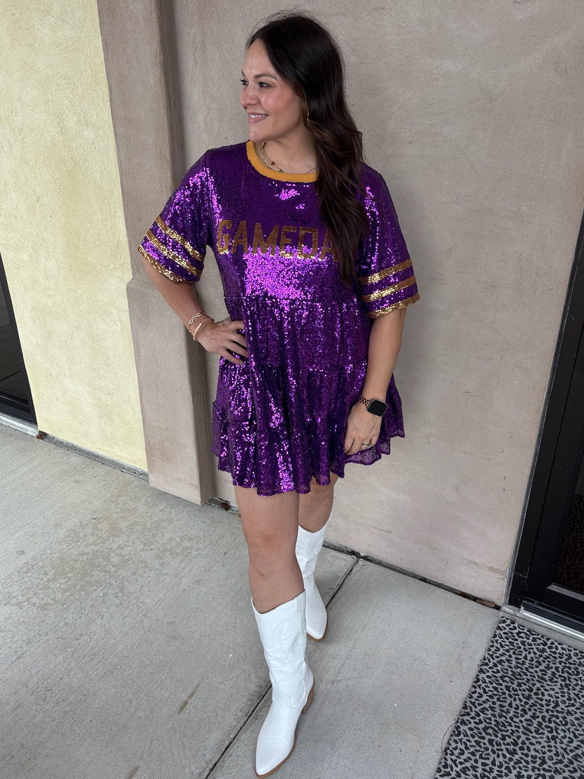 Friday Night Lights Sequins Dress