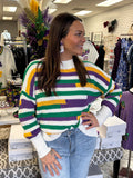 Jazz it Up Striped Sweater