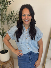 City Stroll Chambray Top