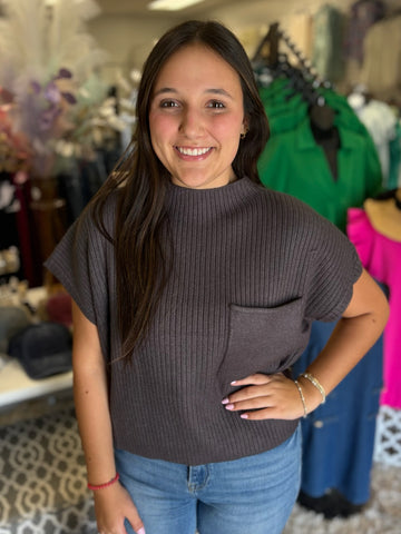Opening Act Mock Neck Top
