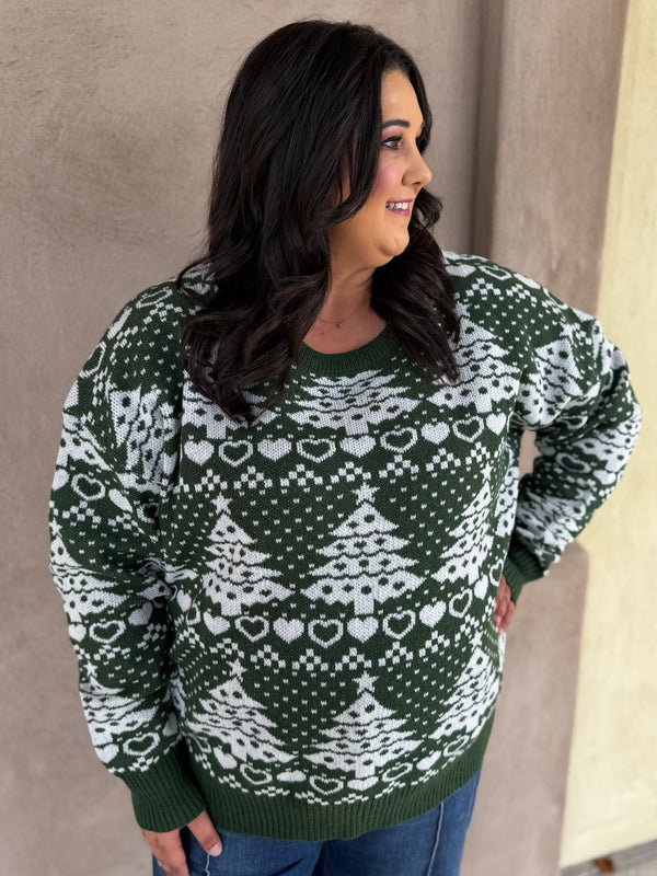 Cozy Christmas Sweater - Plus