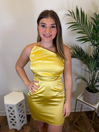 Golden Moment Mini Dress