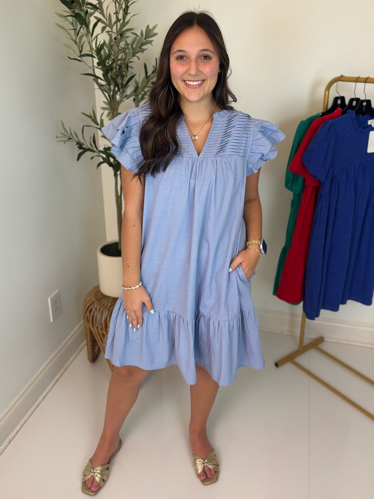 Pretty in Pleats Dress