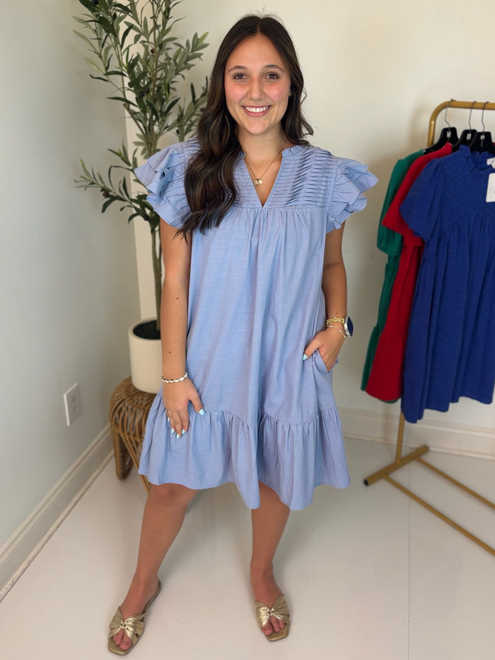 Pretty in Pleats Dress