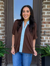 Harvest Hues Contrast Top