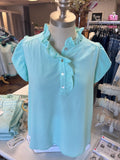 Social Gathering Ruffle Sleeve Top