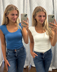 Reversible Scoop Neck Top