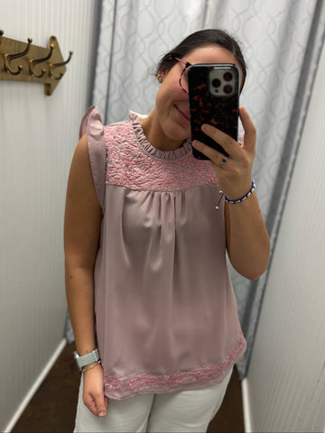 Eternally Sweet Embroidered Top