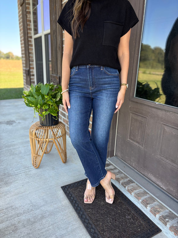 Ellis High Rise Straight Leg Jean