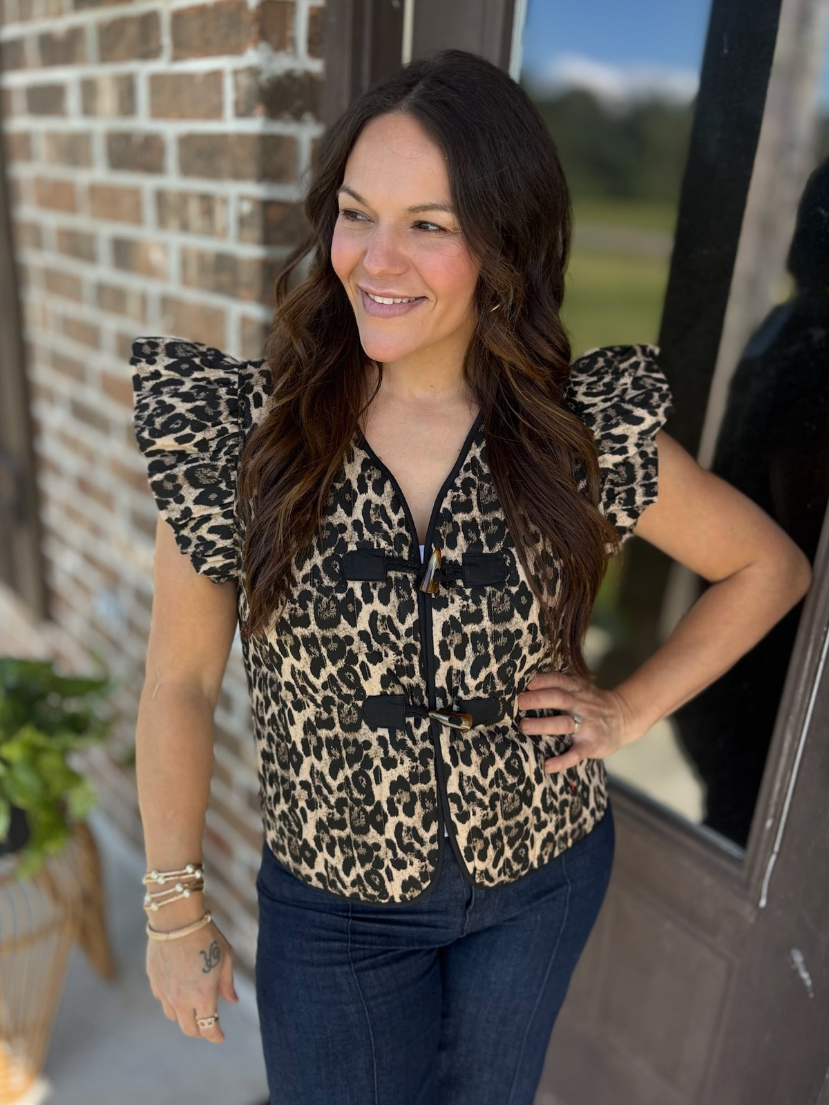 Bold Spirit Leopard Vest