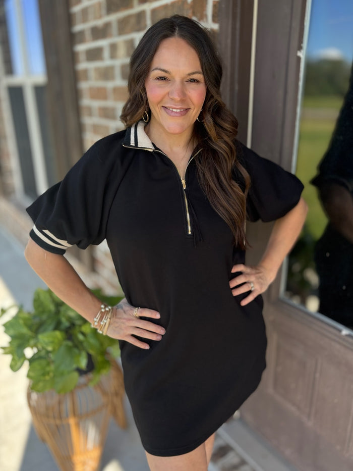 Modern Comfort Puff Sleeve Dress