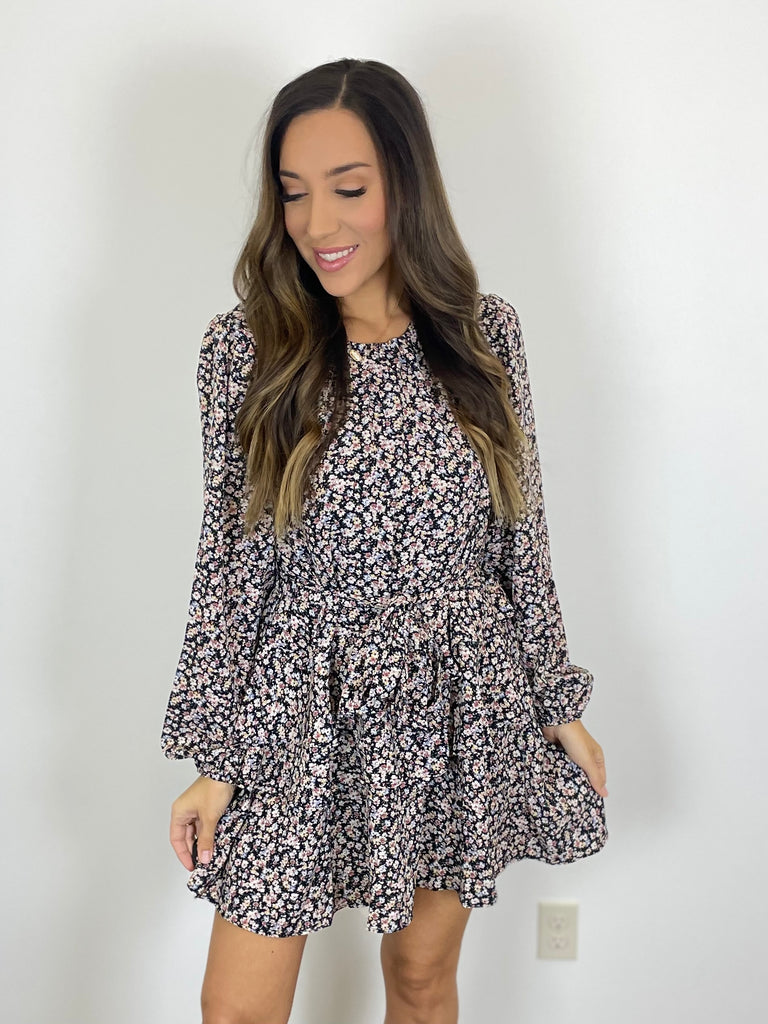 Feel the Frill Floral Dress