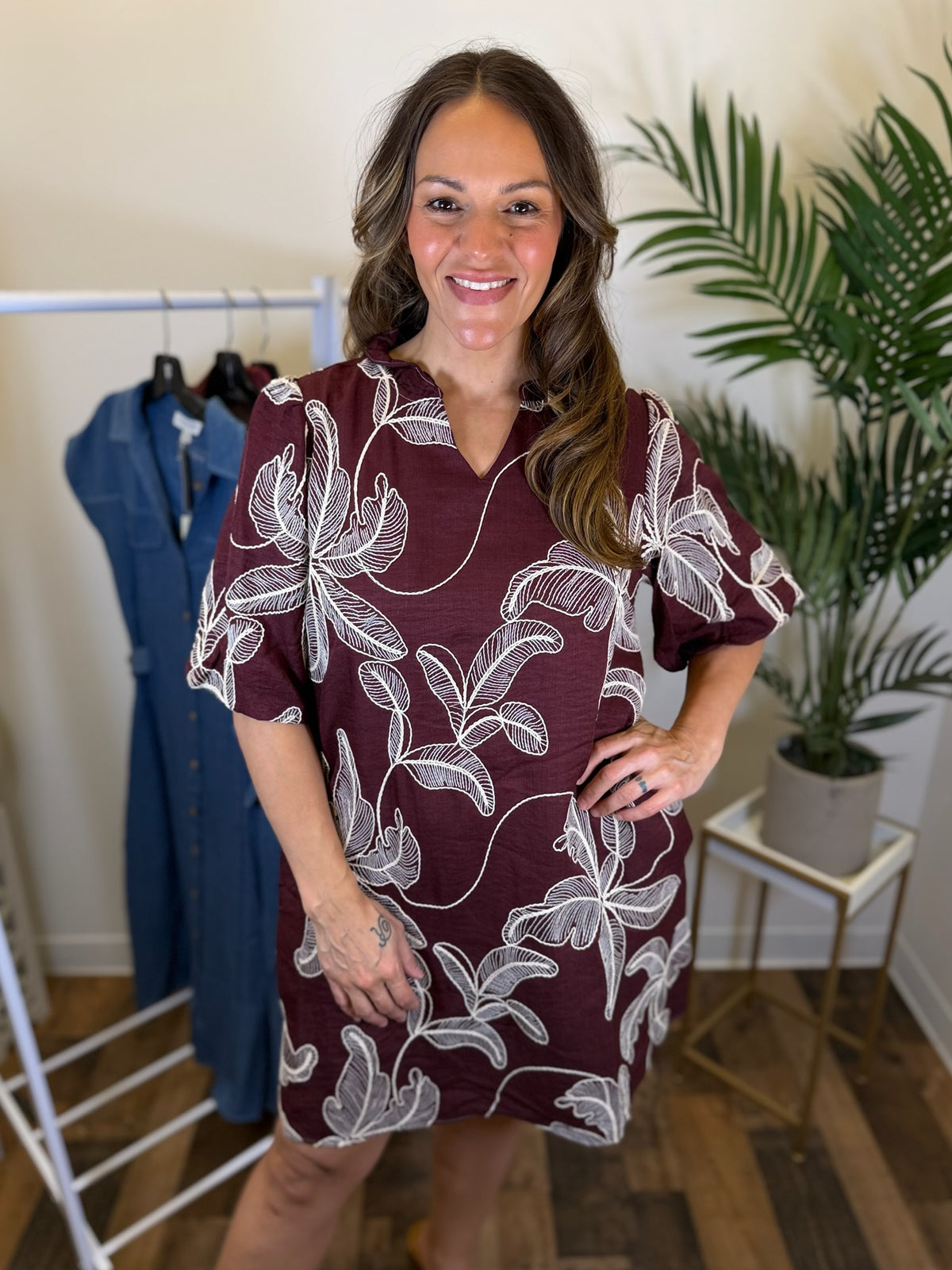 Worth Remembering Embroidered Dress