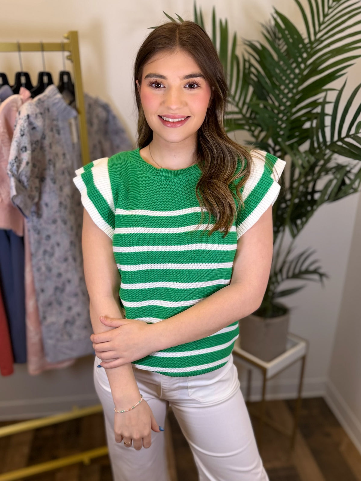 Playful Polish Knit Top