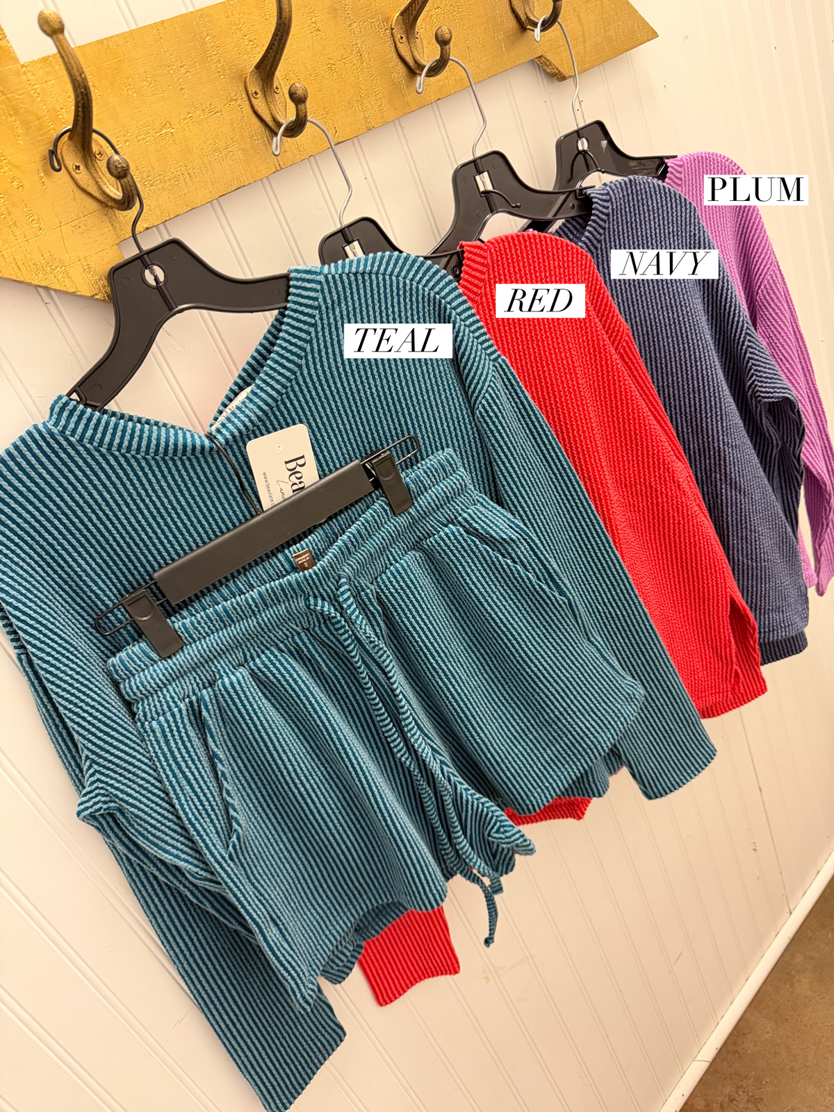 Stay Awhile Ribbed Set