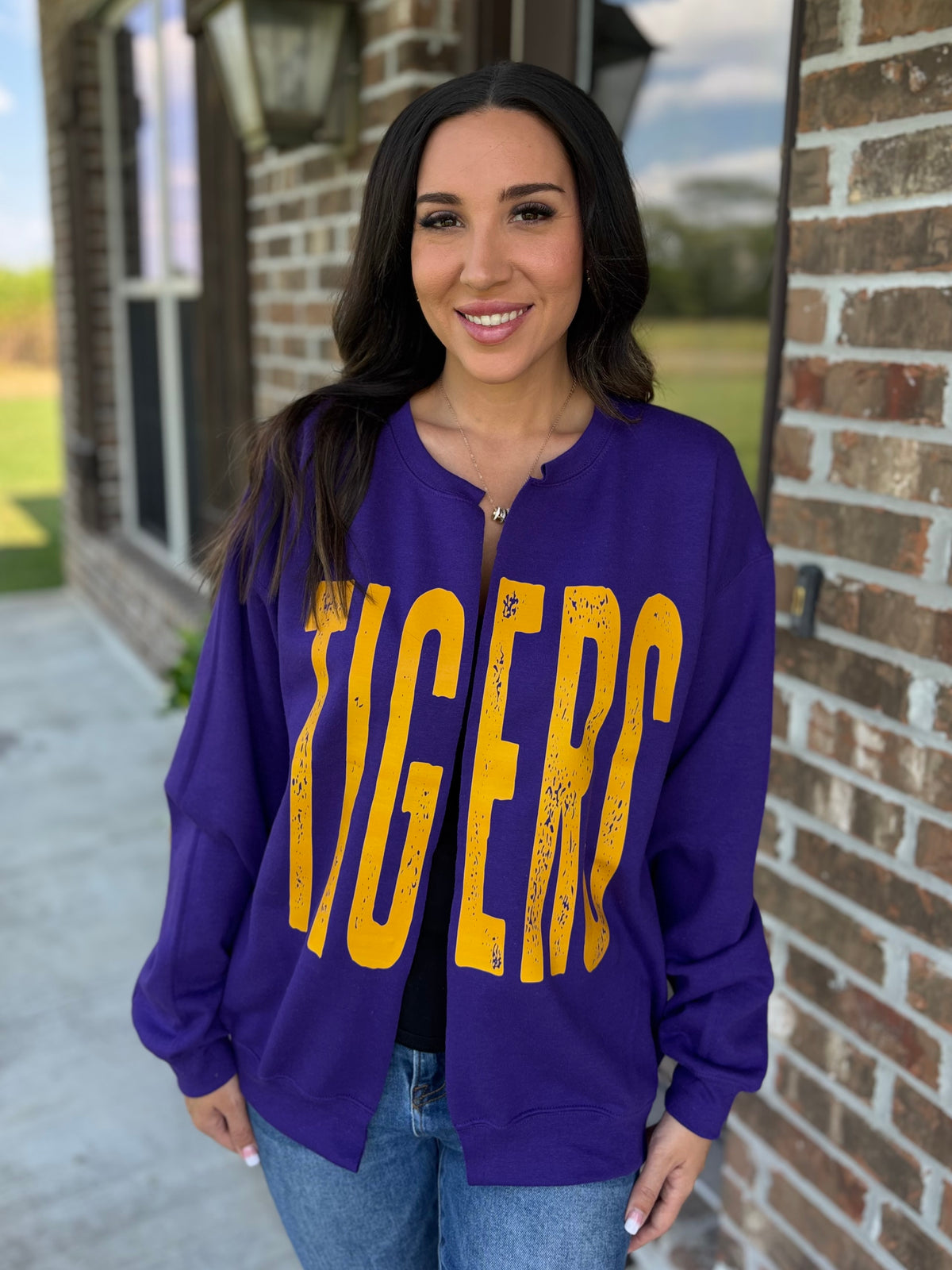 Tigers Crew Cardi (PREORDER)