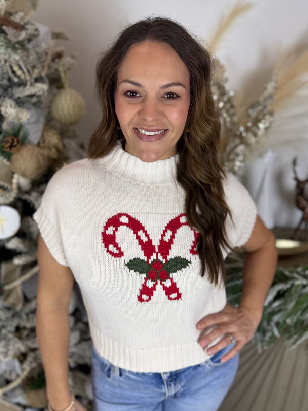 Cozy Confections Short Sleeve Sweater