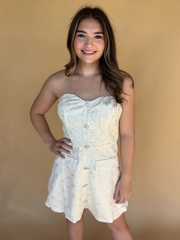 Diamond Hour Strapless Dress