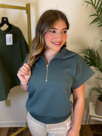 Plans Pending Half Zip Top
