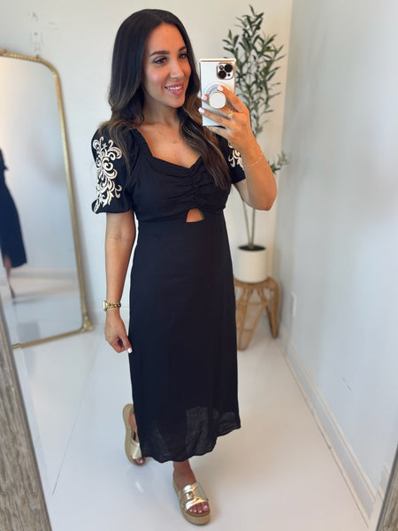 Eyes on Me Embroidered Dress