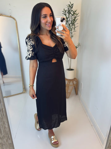 Eyes on Me Embroidered Dress