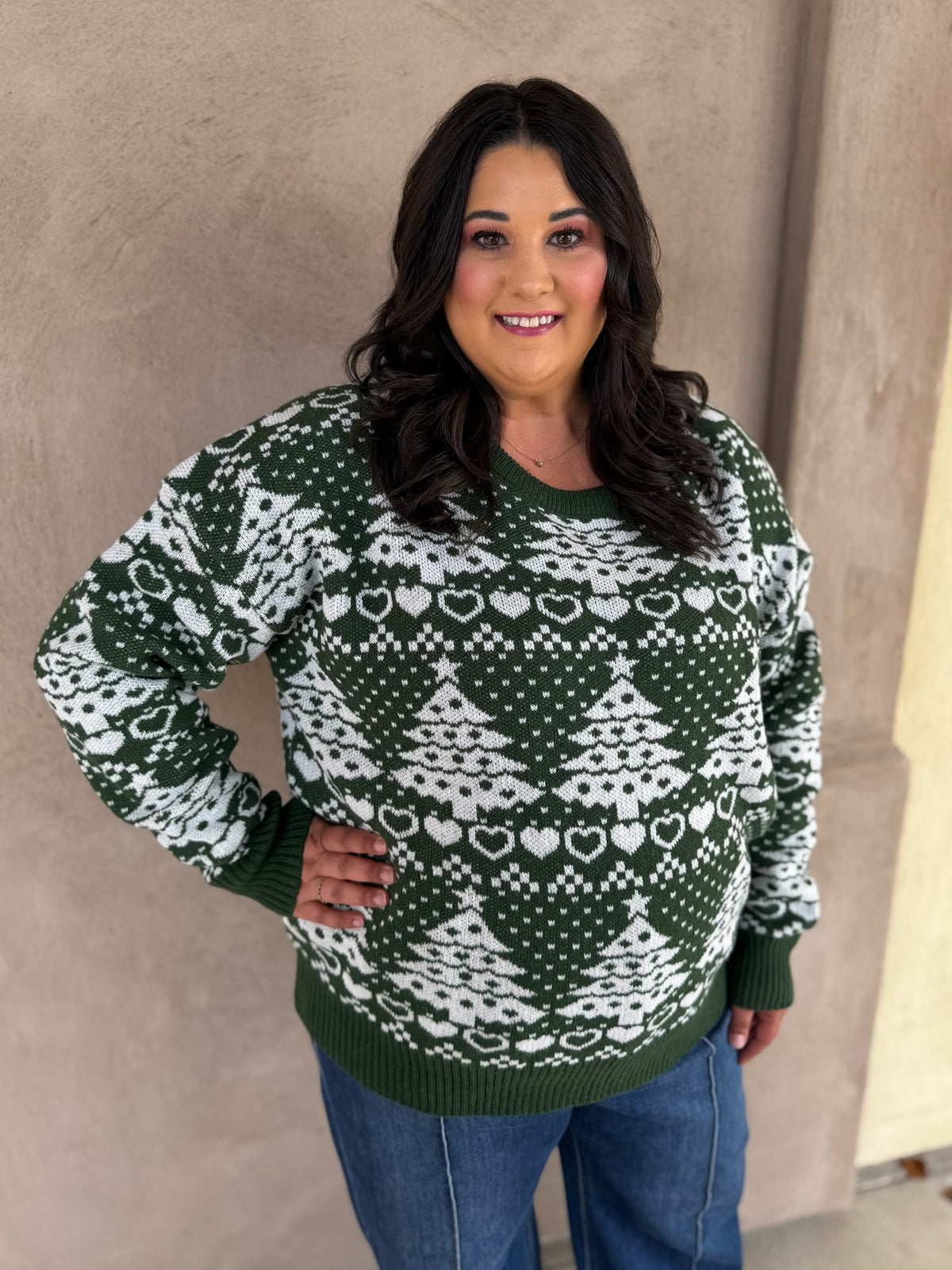 Cozy Christmas Sweater - Plus