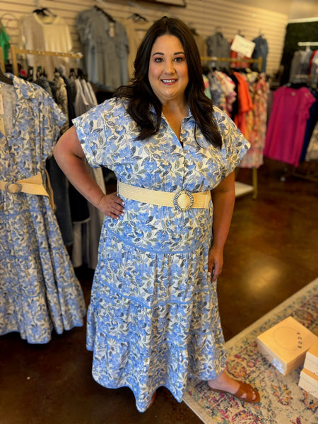 Southern Hospitality Floral Dress - Plus