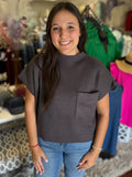 Opening Act Mock Neck Top