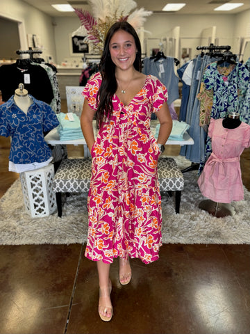 Summer Fling Floral Dress