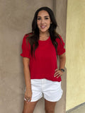 Saoirse Smocked Sleeve Top