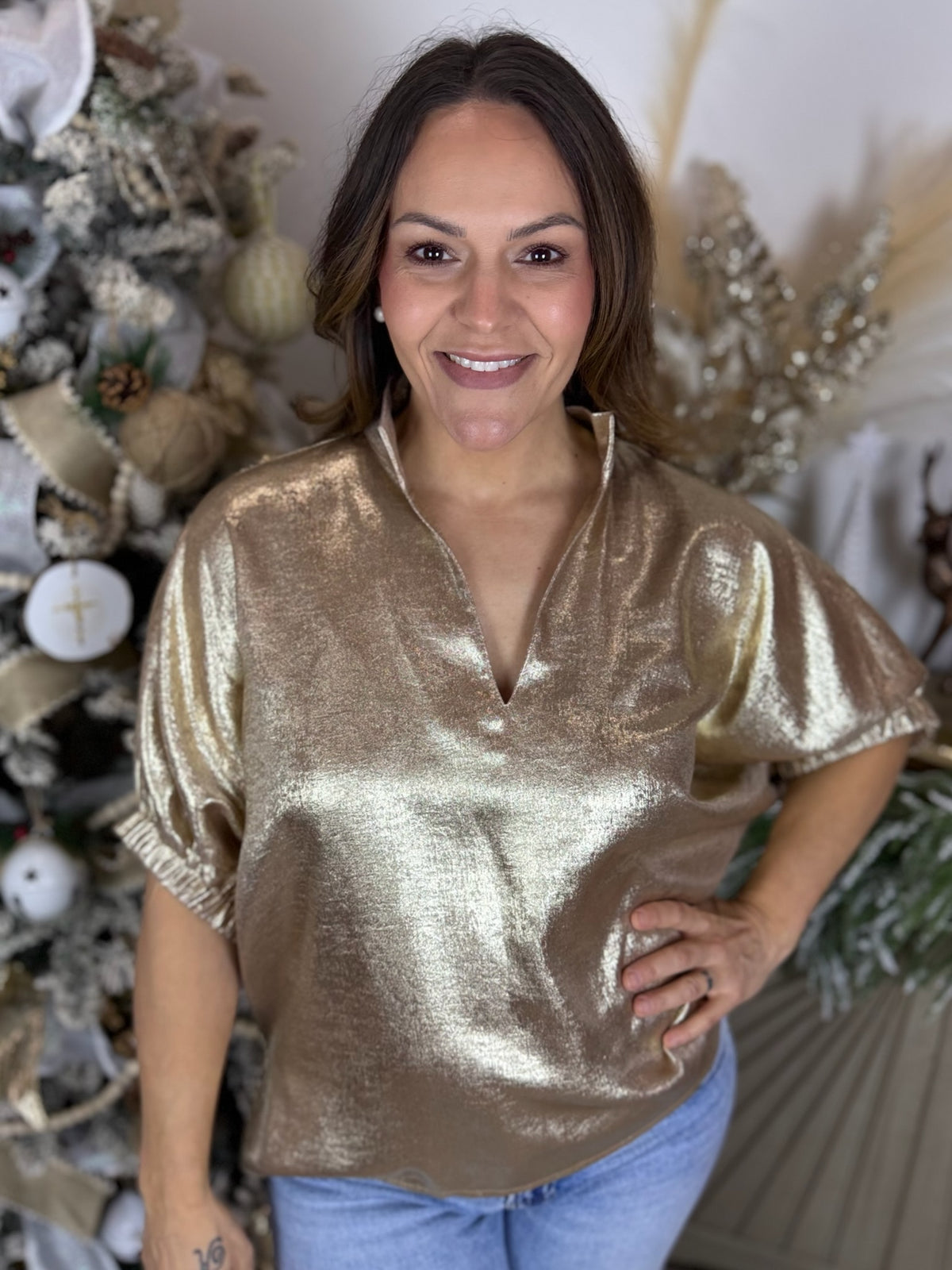 All That Glimmers Blouse