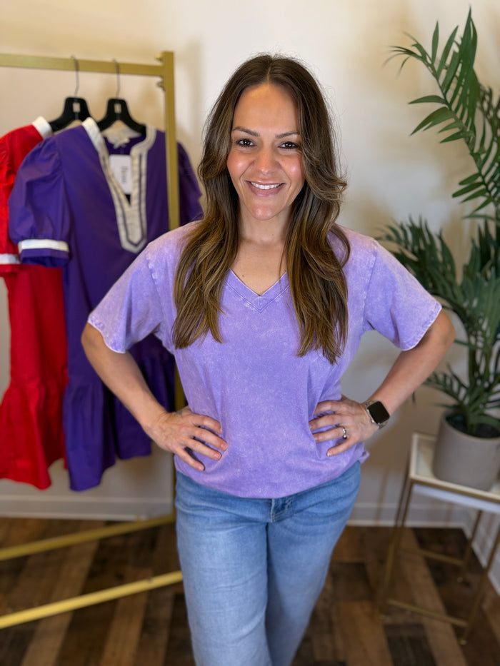 Purple Haze Mineral Wash Tee