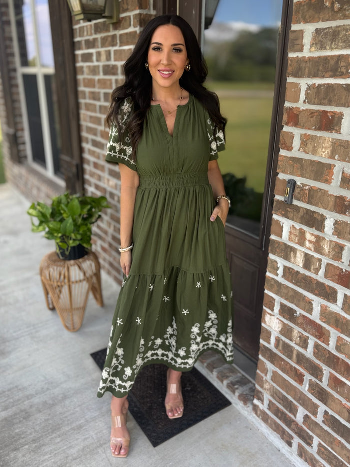 Farmhouse Charm Maxi Dress
