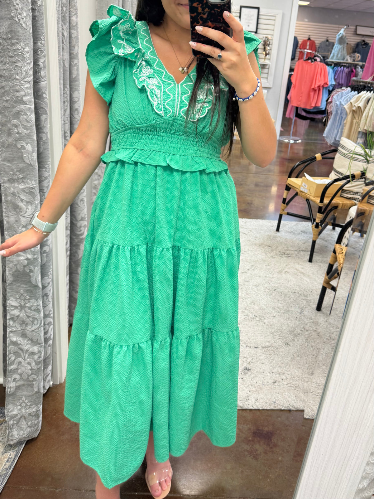 Cinco De Mayo Embroidered Dress - Plus