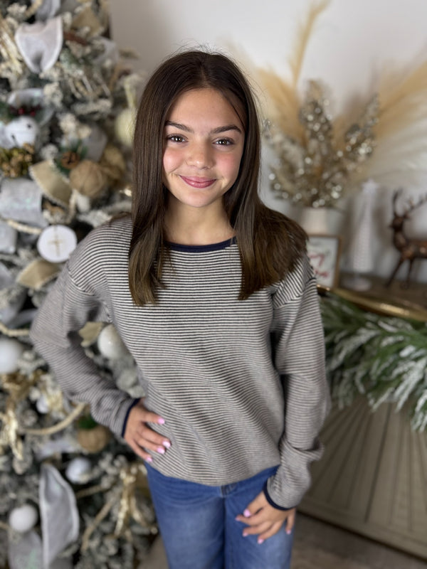Easy Days Striped Sweater