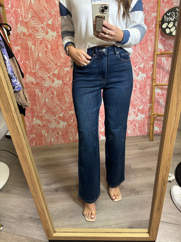 Judy Blue Full Size High Waist Front Seam Detail Straight Jeans