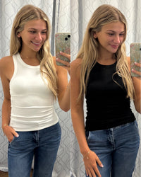 Sleeveless Ribbed Tank
